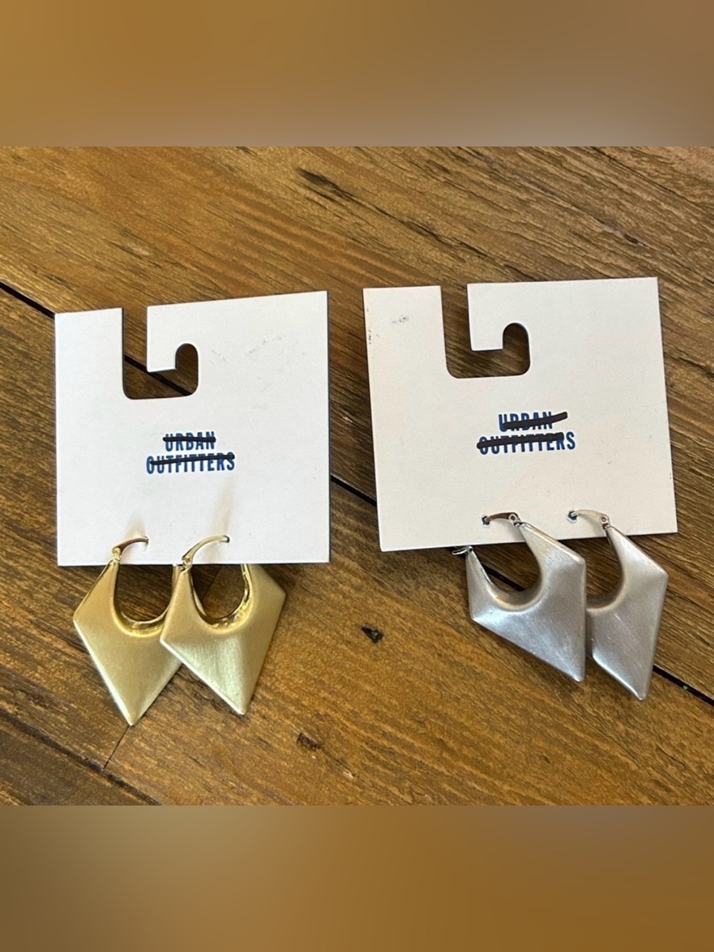 Urban Outfitters Bundle of two Silver and Gold Earrings